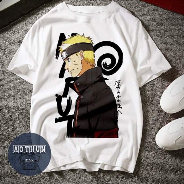 Áo Thun ANIME  FREESHIP  Giảm Ngay 5k Khi Nhâp [ AO ANIME ] - Áo NARUTO Tay Lỡ In Ảnh Theo Yêu Câu