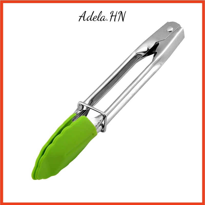 Kẹp gắp thức ăn Silicone chịu nhiệt, kẹp gắp đồ nóng chiên nướng BBQ Adela.HN