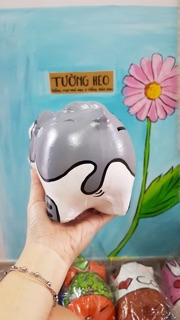 Heo đất handmade - mèo Ami