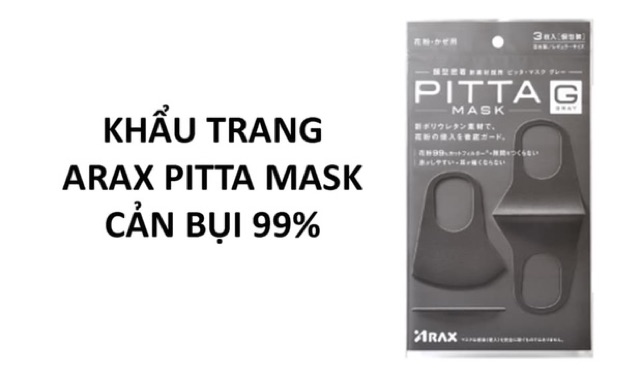 Sét 3 khẩu trang pitta mask Quỳnh búp bê | BigBuy360 - bigbuy360.vn