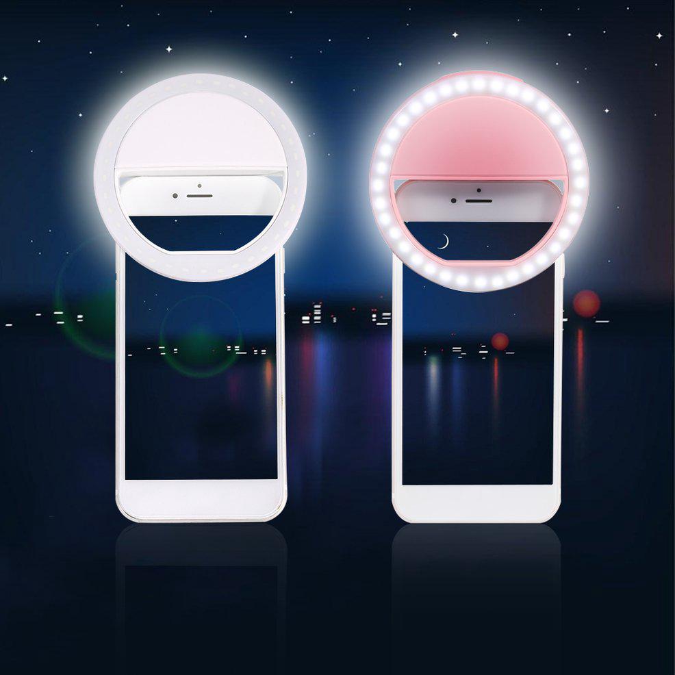 Vòng Đèn LED Sạc USB 36 Bóng 3 Cấp Độ Mini Tự Sướng Cho IOS Android