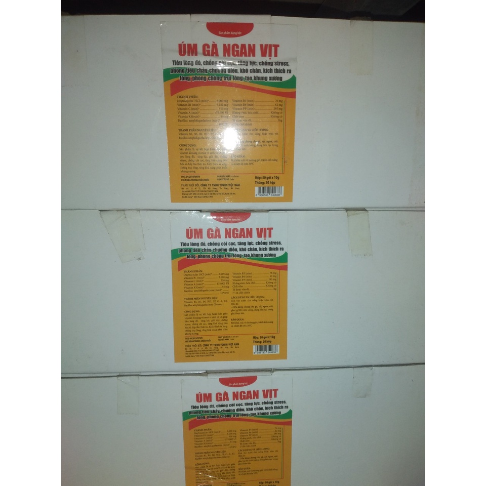 (bán buôn -bán sỉ)kiện 50 gói Úm gia cầm gói 10g. Úm gà, vịt,ngan,ngỗng,cút con,.