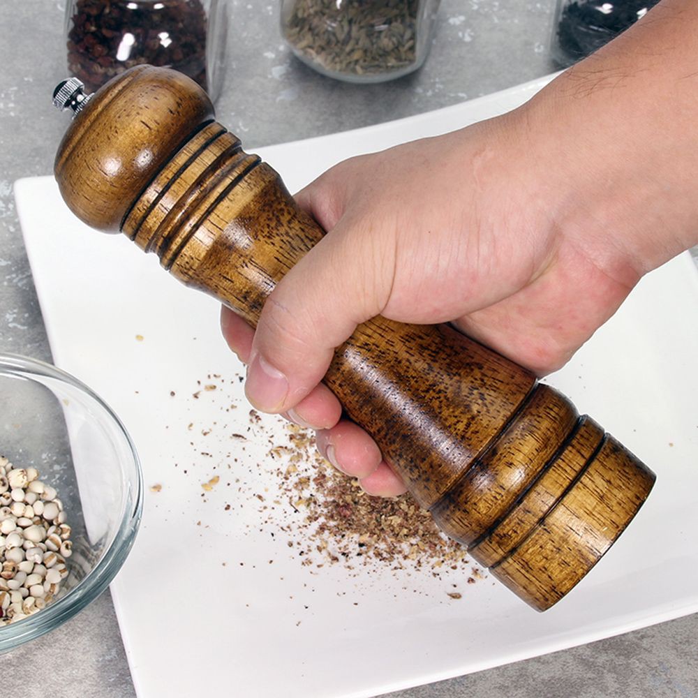 Cối xay gia vị chất liệu gỗ cao cấp chuyên dụng dùng trong bếp