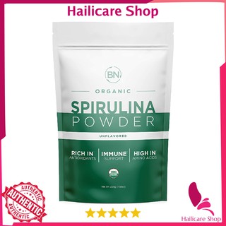 [Nhập Mỹ] Bột tảo xoắn Spirulina hữu cơ BN Organic Spirulina Powder Organic
