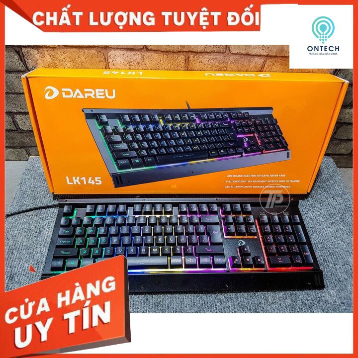 Bàn Phím giả cơ Dareu lk145 USB 104key led 7 màu bảo hành 24 tháng | BigBuy360 - bigbuy360.vn