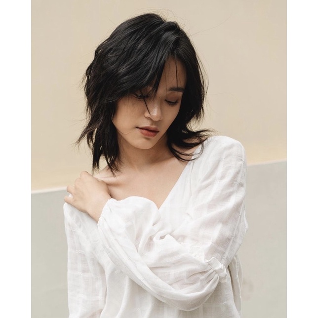 Áo dài tay trắng size S from Libé