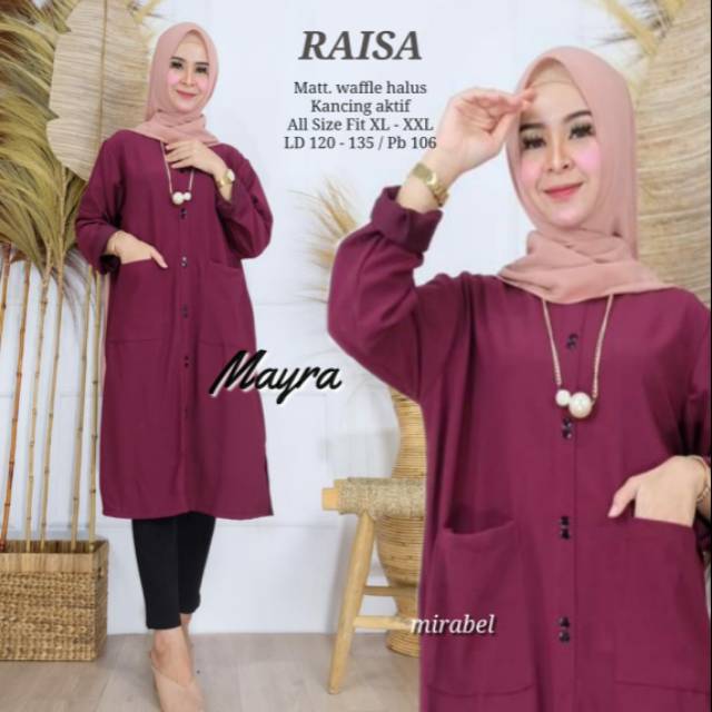 Áo blouse Raisa Sist.. Áo kiểu thiết kế xinh xắn nữ tính