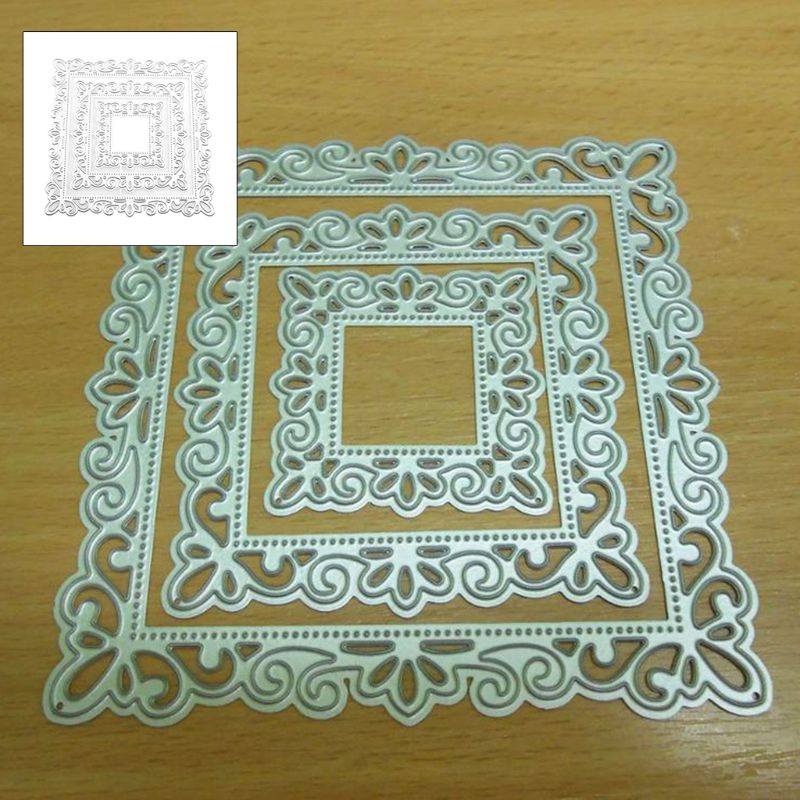 Khuôn Cắt Giấy Kim Loại Khung Hình Độc Đáo