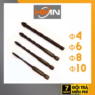 Combo 4 mũi khoan đa năng chân lục giác