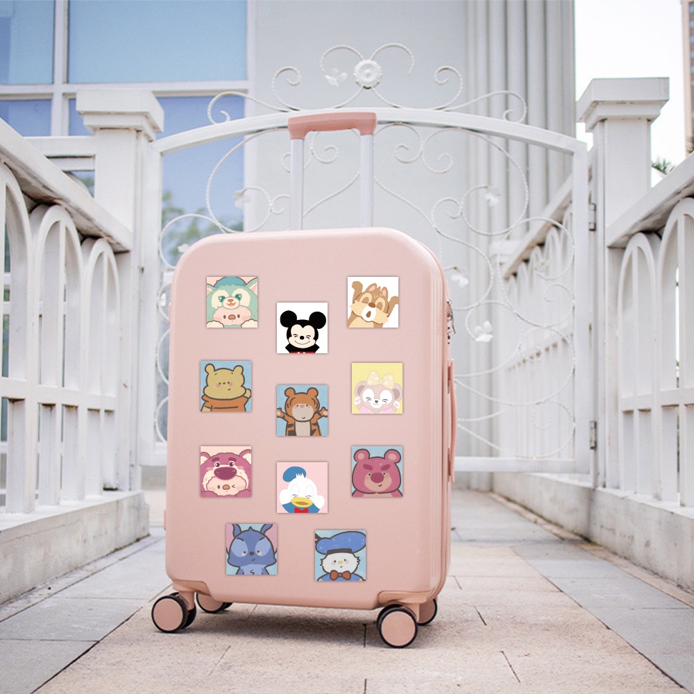 Set 60/30 Sticker Chống Thấm Nước Hình Động Vật Dễ Thương Dán Trang Trí Điện Thoại/Laptop/Máy Tính