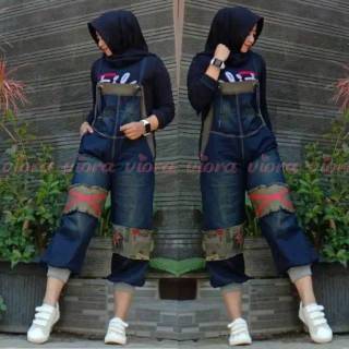 Quần Yếm Jeans Thời Trang Cho Phụ Nữ Hồi Giáo