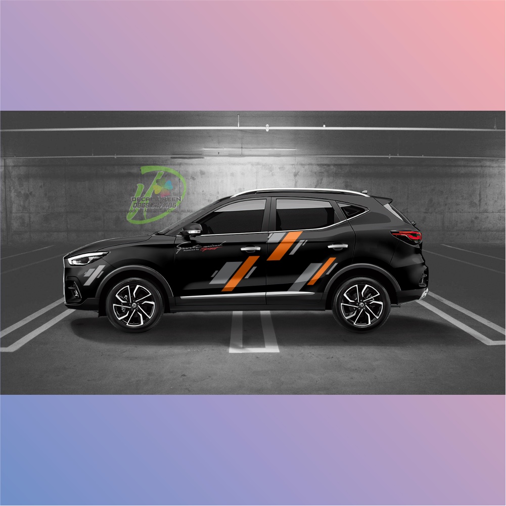 Decal Tem Xe MG ZS Mẫu 003