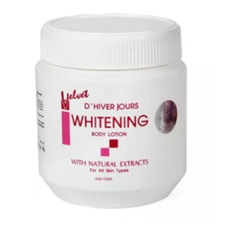 Kem Dưỡng Da- Kem Body Lotion Whitening Velvet Thái Lan 350G , nguyên liệu, công thức làm kem trộn trắng da body