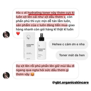 HYDRATING TONER (Toner không cồn)
