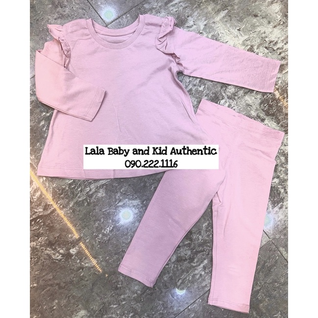 Bộ cotton dài  bé gái Matalan Auth