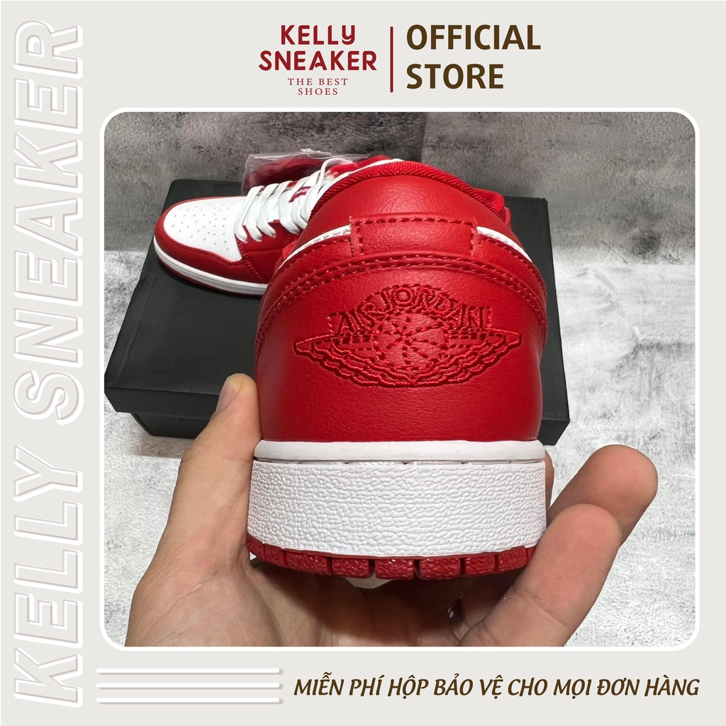 Giày Thể Thao Sneaker Jordan 1 Low Gym Red - Bản Cao Cấp