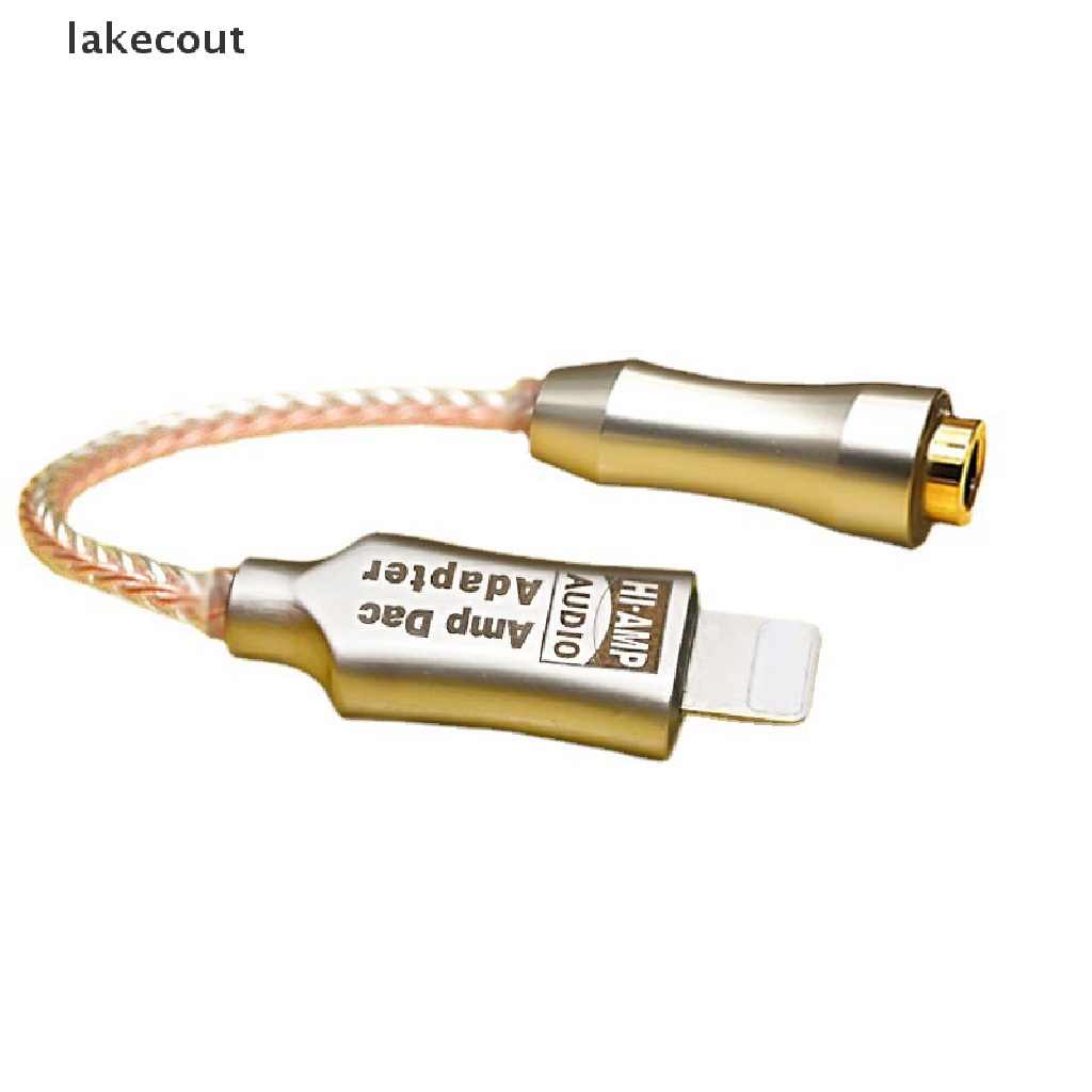 Bộ Thiết Bị Giải Mã Âm Thanh Kỹ Thuật Số Aux Chuyển Đổi Lightning Sang 3.5mm DAC