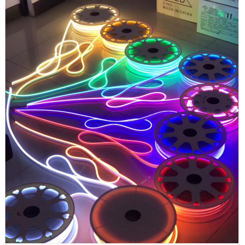 Cuộn 5M Dây Đèn Led Neon Uốn Chữ Tạo Hình Trang Trí