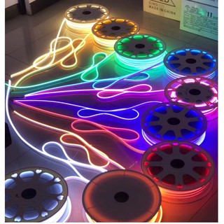 Cuộn 5m dây đèn led neon 12v uốn chữ tạo hình trang trí
