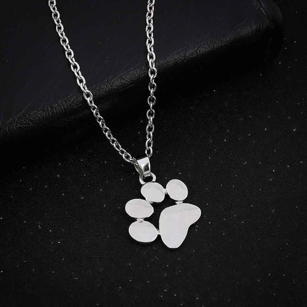 Dây chuyền mặt hình dấu chân cún đáng yêu cho nữ