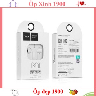 Tai Nghe Hoco M1 Nhét Tai - ( Âm thanh cực hay ) -Tai nghe Điện  Thoại Chân Tròn Jack 3.5mm