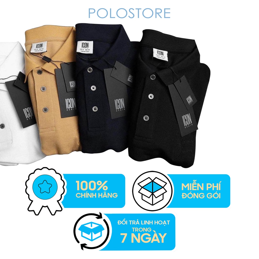 Áo thun polo nam trơn có cổ đẹp Chất Cá Sấu Cotton thoáng mát mạnh mẽ, nam tính nhiều màu MS01