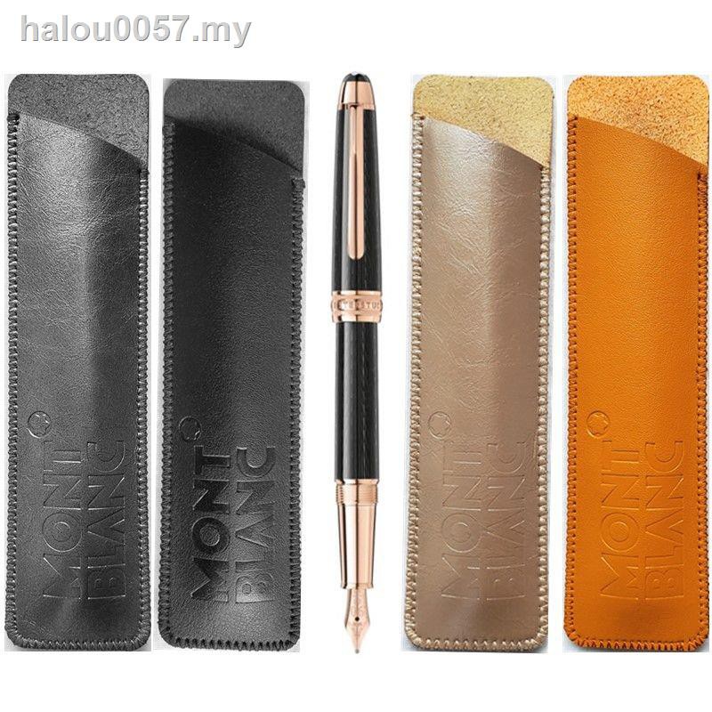 Montblanc Túi Da Đựng Bút Máy Tính Văn Phòng Phẩm Y Tế