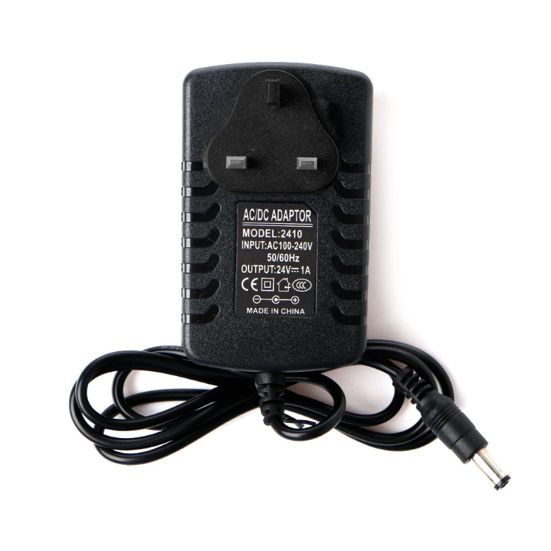 Bộ Sạc Zonge Ac 100-240v Sang Dc 24v 1a Us / Eu / Au / Uk