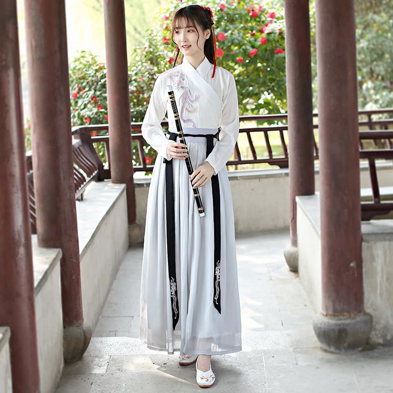 Bộ Hán phục cách tân phong cách Trung Hoa cổ điển thời trang mùa hè xinh xắn cho nữ | BigBuy360 - bigbuy360.vn