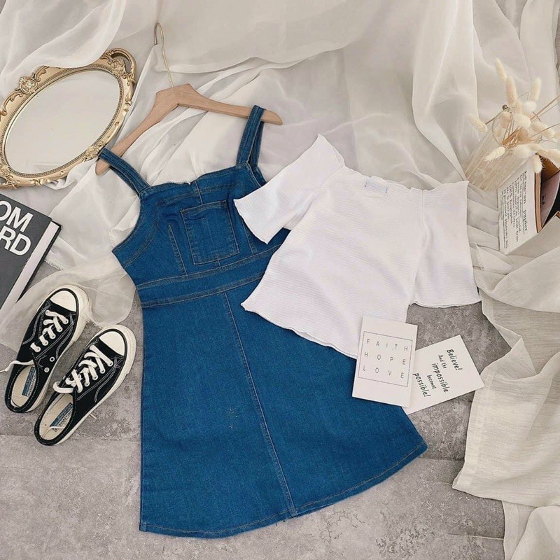 SET ÁO THUN YẾM JEANS
