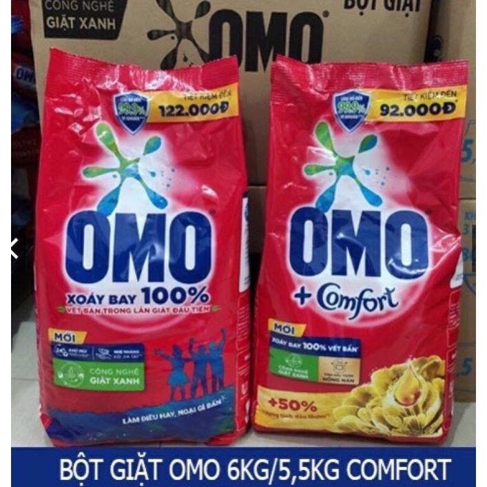 Bột Giặt Tay Omo 6kg/5,5kg Hương Comfort