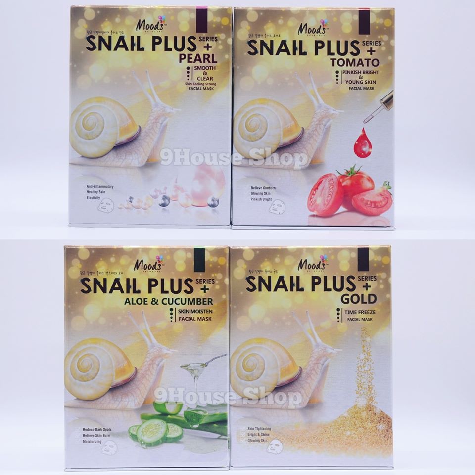 01 Cái Mặt Nạ Ốc Sên Moods Snail Plus+ Thái Lan