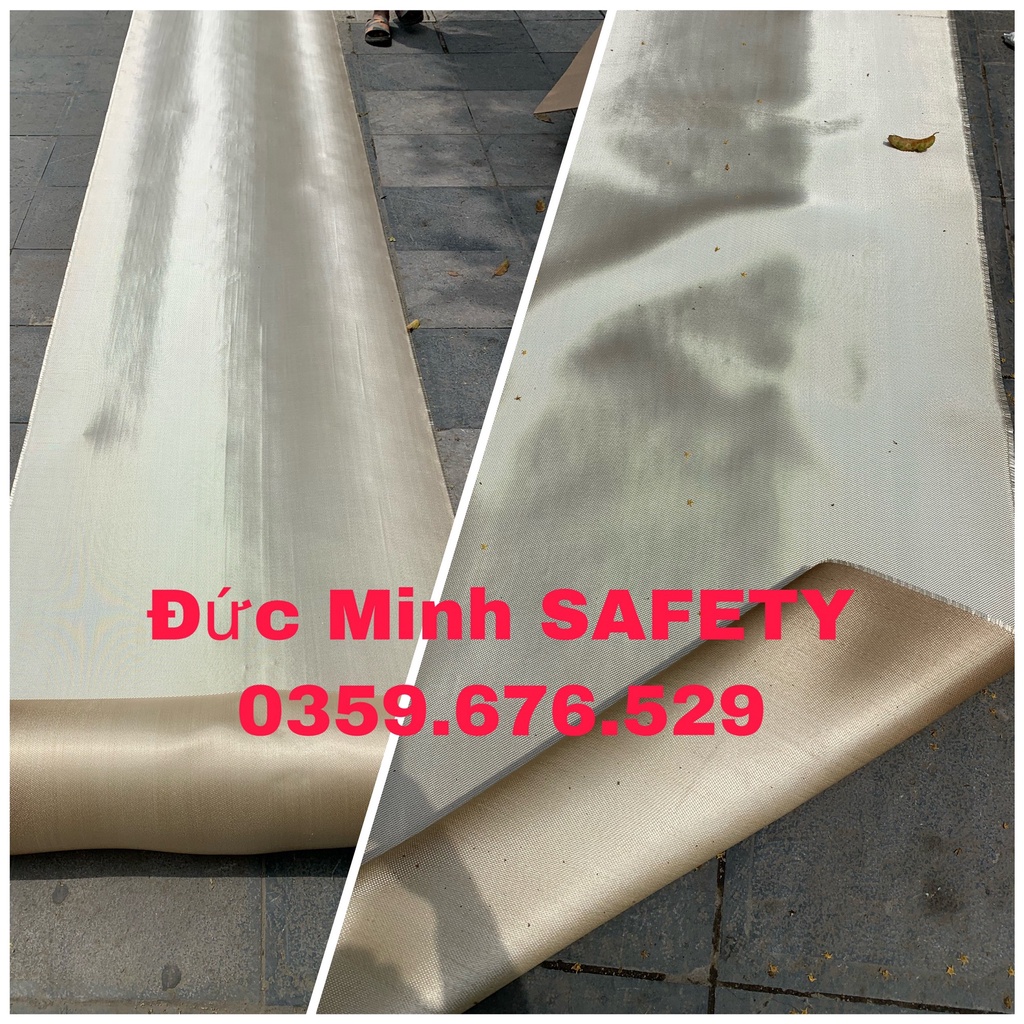 Vải chống cháy sợi thủy tinh -bạt chống cháy ht800 chịu nhiệt 550độ