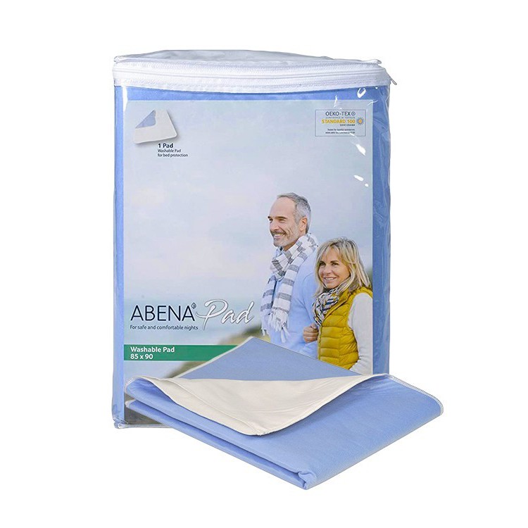 [Mã BMBAU50 giảm 7% đơn 99K] [Thấm hút 2.5 lít] Tấm lót giường giặt được Abena Pad (85x90cm ) - Nhập khẩu từ Đan Mạch