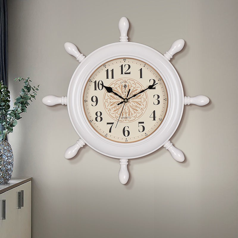 Polaris phong cách Bắc Âu đồng hồ treo tường phòng khách tắt tiếng ngủ sáng tạo ăn đơn giản
