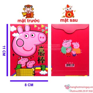 combo 6 bao lì xì Peppa Pig LX102