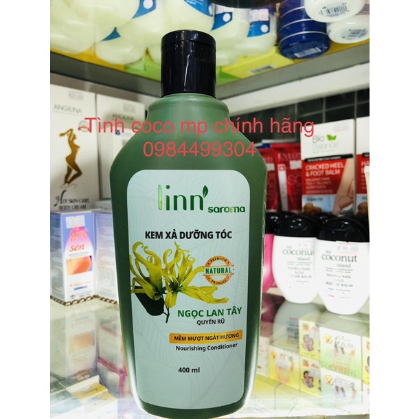 Kem xả dưỡng tóc Ngọc Lan tây Linn Saroma,dầu xả dưỡng tóc mềm mượt vào nếp hương thơm quyến rũ 400ml