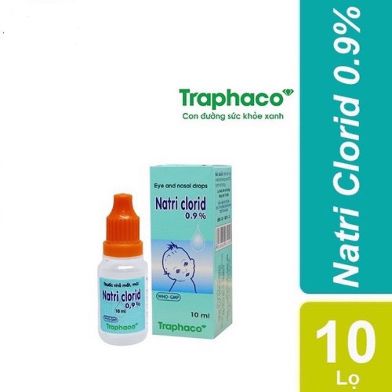 NATRI CLORID 0,9 nước muối sinh lý traphaco