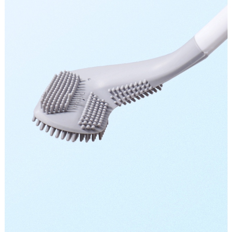 Chổi Cọ Nhà Vệ Sinh Cây Cọ Toilet Mẫu Mới SiliCon Tặng Kèm Móc Dán Giao Màu Ngẫu Nhiên - Dumi Shop