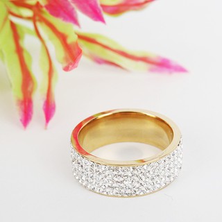 Nhẫn mặt đá Saphire trắng tự nhiên