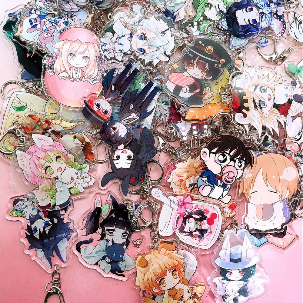 Móc Khóa Nhựa Acrylic Hình Nhân Vật Anime Haikyuu Sword Art Online Tokyo Ghoul Naruto