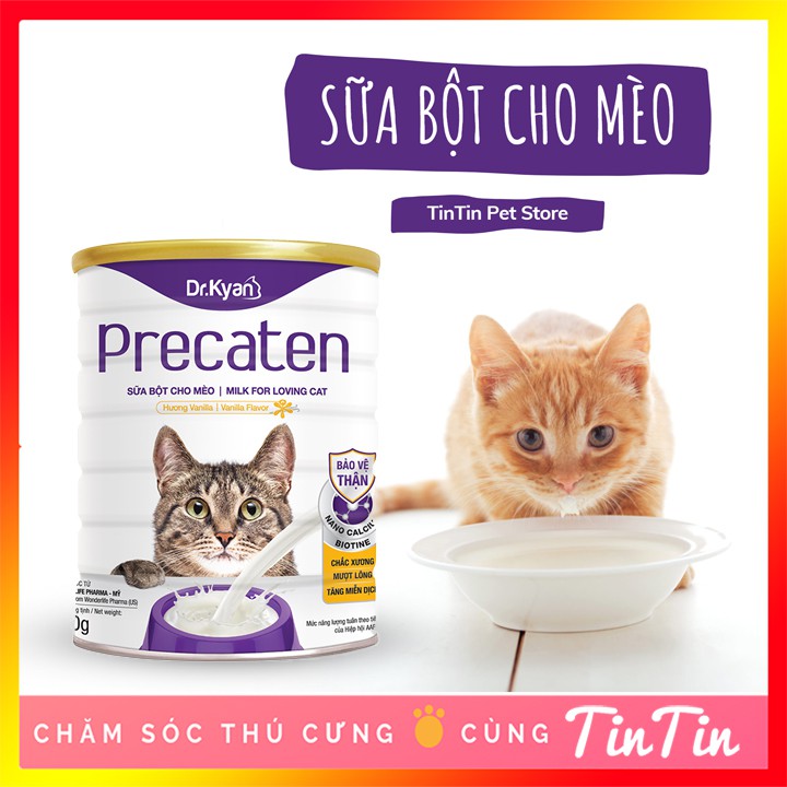 [Mã 159FMCGSALE giảm 8% đơn 500K] Sữa Bột Cho Mèo Precaten #Tintin Pet Store