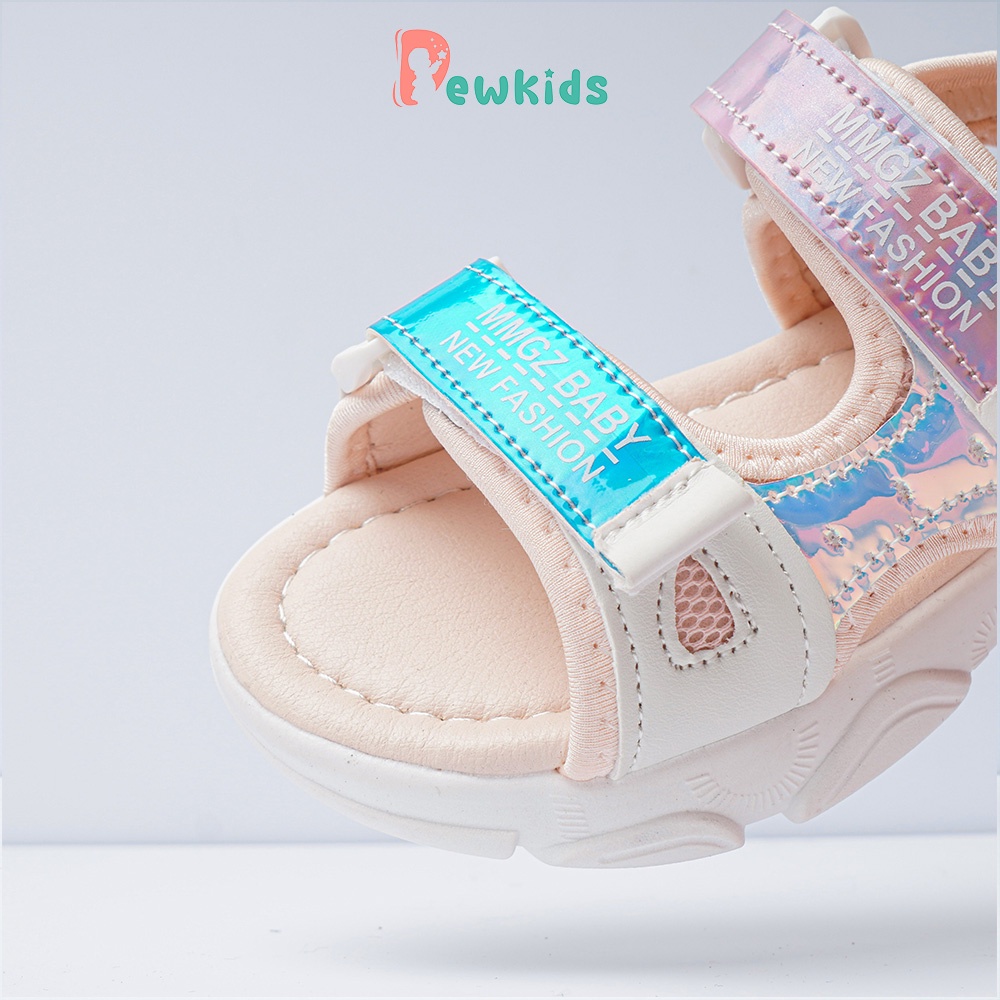 Dép sandal bé gái Dewkids hình cầu vồng siêu mềm nhẹ chống trơn trượt cho bé