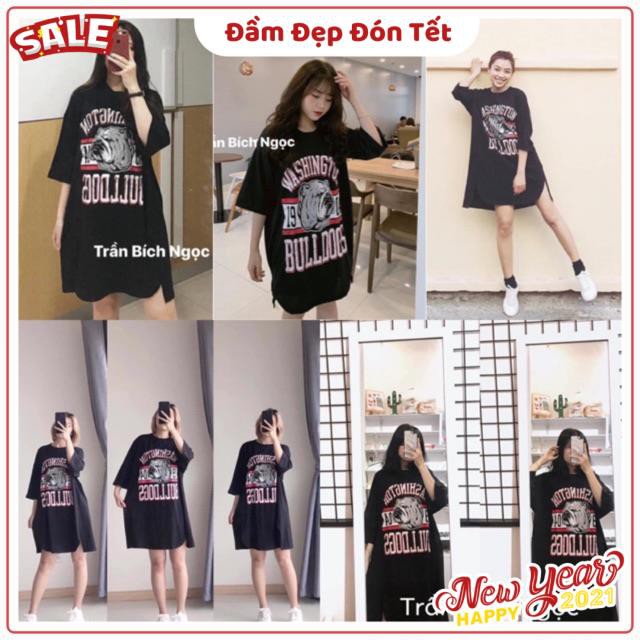 ĐẦM THUN SUÔNG BULLDOG OVERSIZE DRESS - ĐẦM FROM RỘNG