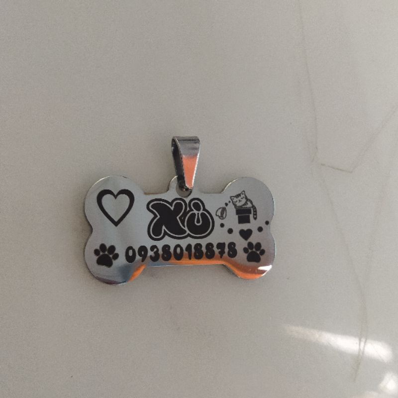 COMBO THẺ TÊN VÀ VÒNG CỔ TẶNG KÈM CHUÔNG THIẾT KẾ THEO YÊU CẦU CHO THÚ CƯNG