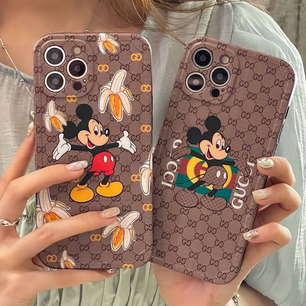 Ốp Điện Thoại Chống Sốc In Hình Chuột Hoạt Hình Dễ Thương Cho iPhone 14 13pro max 12pro 11promax 11
