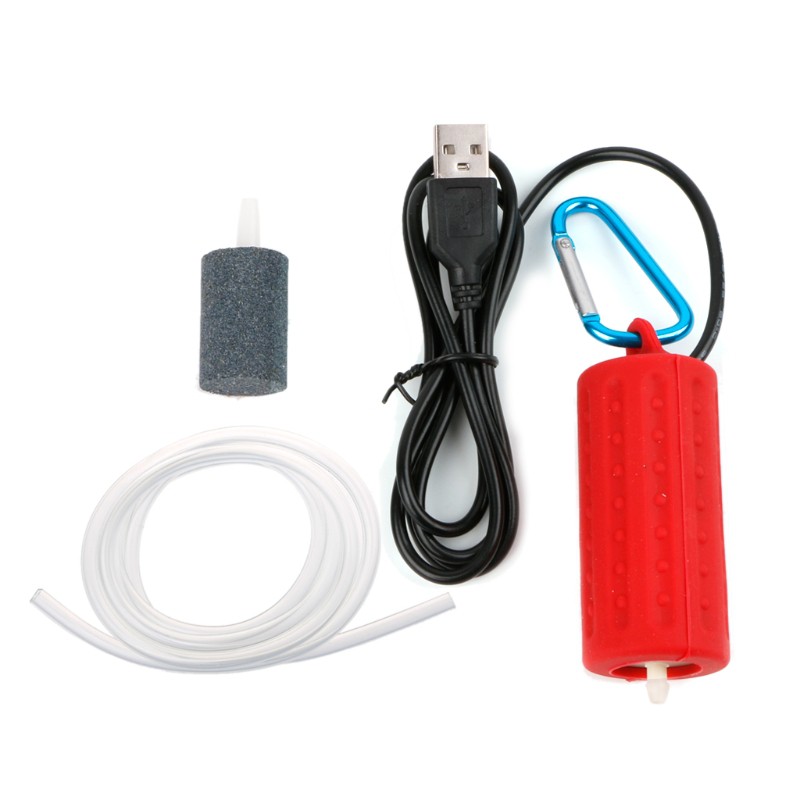 PRI* Portable Mini USB Aquarium Fish Tank Oxygen Air Pump Mute Energy Save Compressor