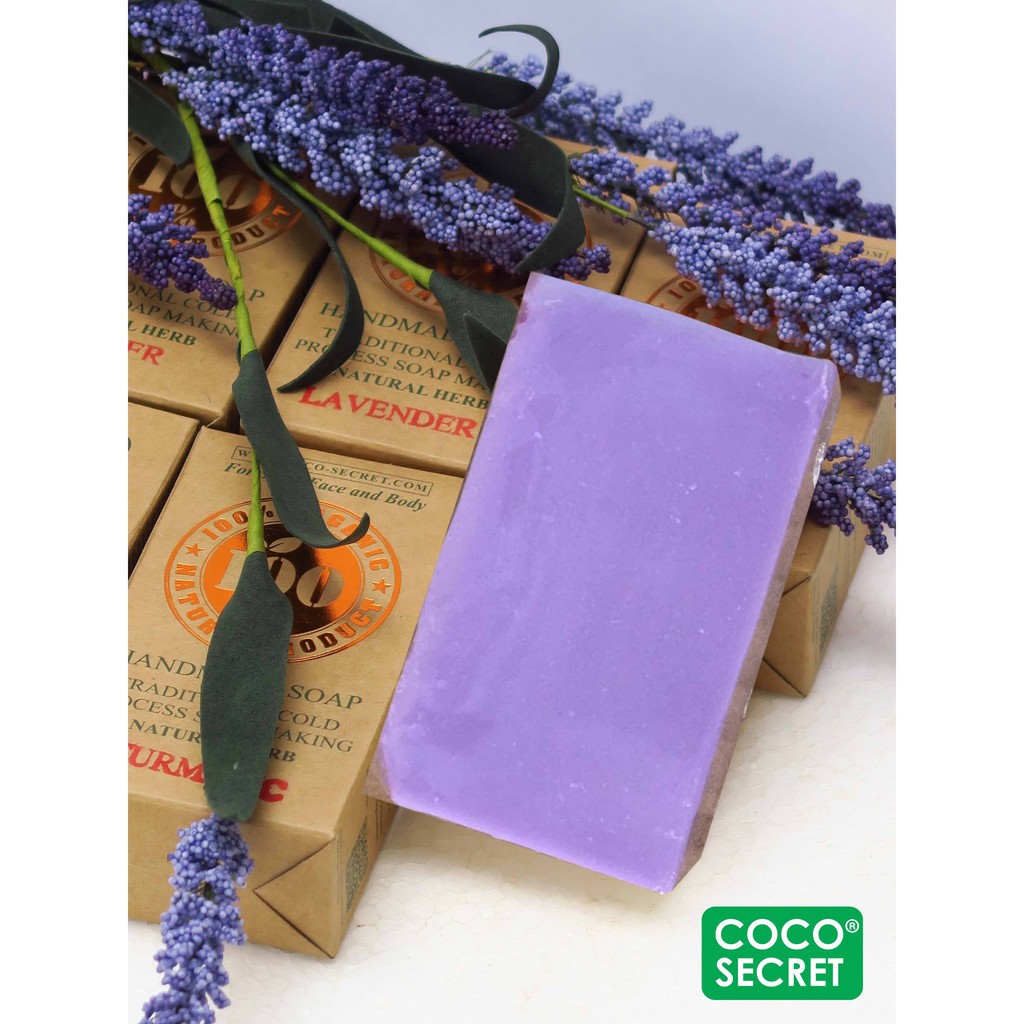 XÀ BÔNG HANDMADE DẦU DỪA LAVENDER | BigBuy360 - bigbuy360.vn