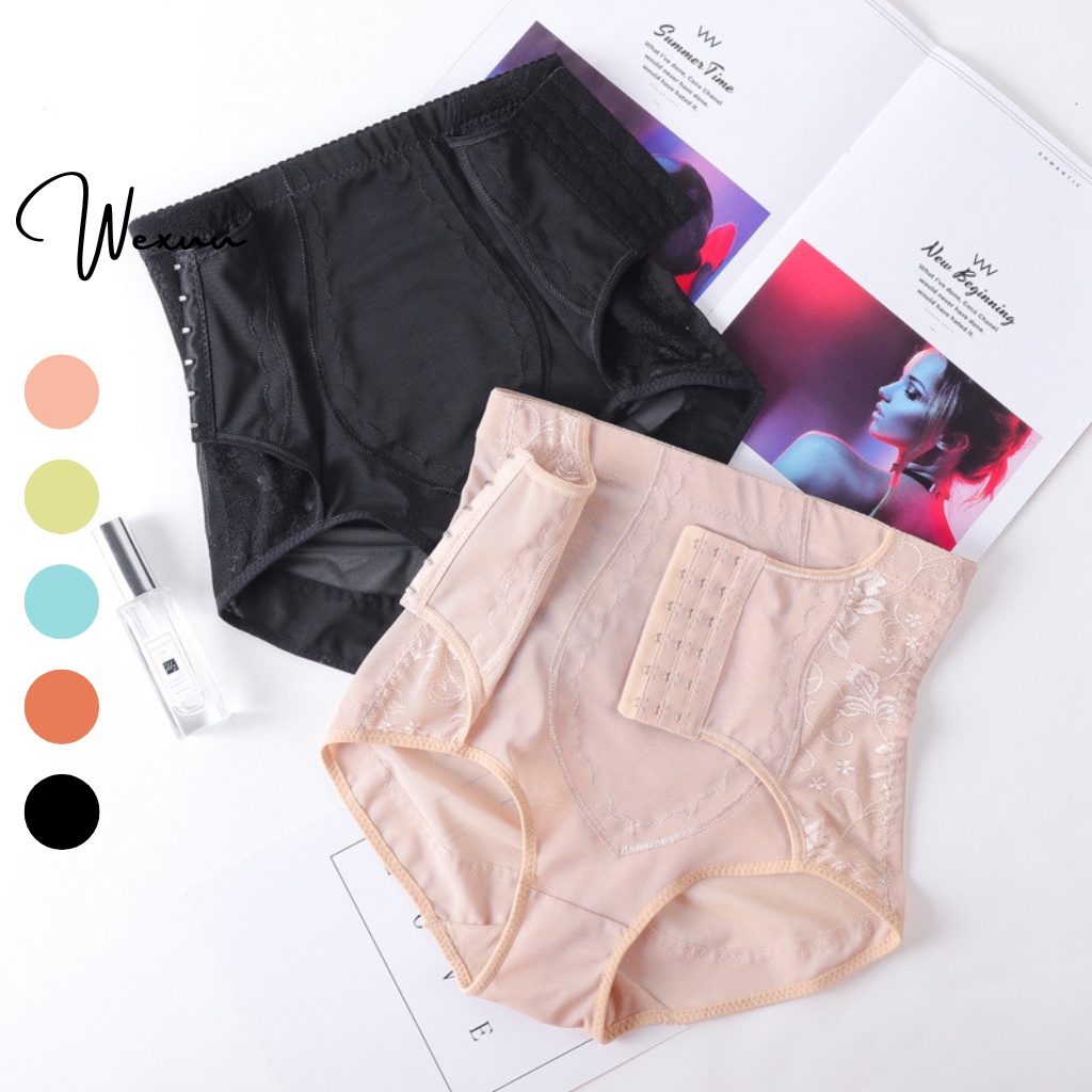 Quần lót cạp cao hỗ trợ nâng mông, thon gọn bụng có nấc cài điều chỉnh, chất liệu Microfiber cao cấp - Wexuu Design GB08