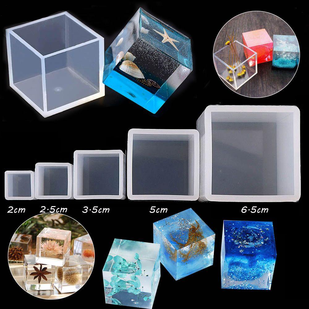SUYO Khuôn Làm Mặt Trang Sức Hình Vuông Bằng Nhựa Epoxy UV